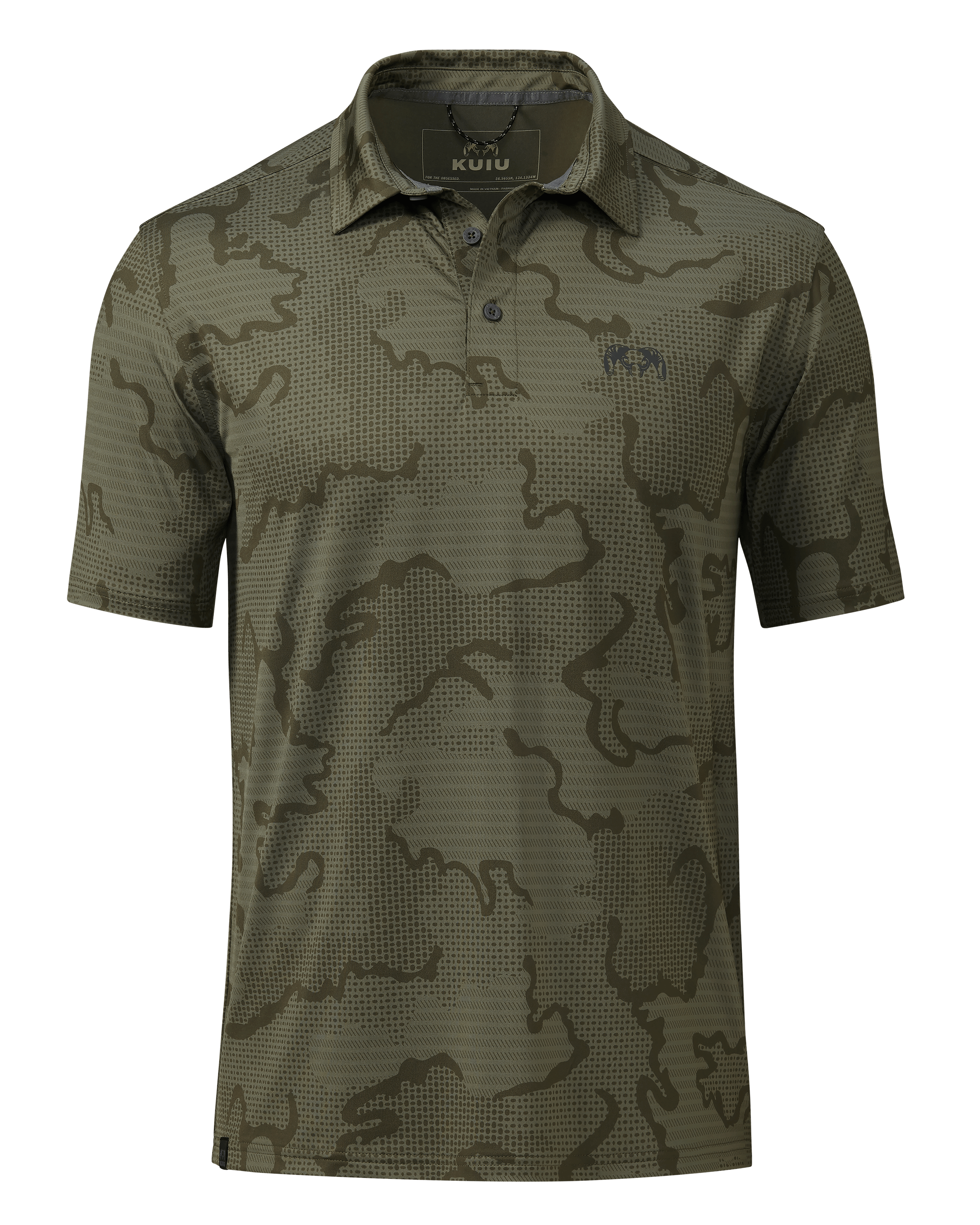 KUIU Performance Polo | Dark Sage Tonal