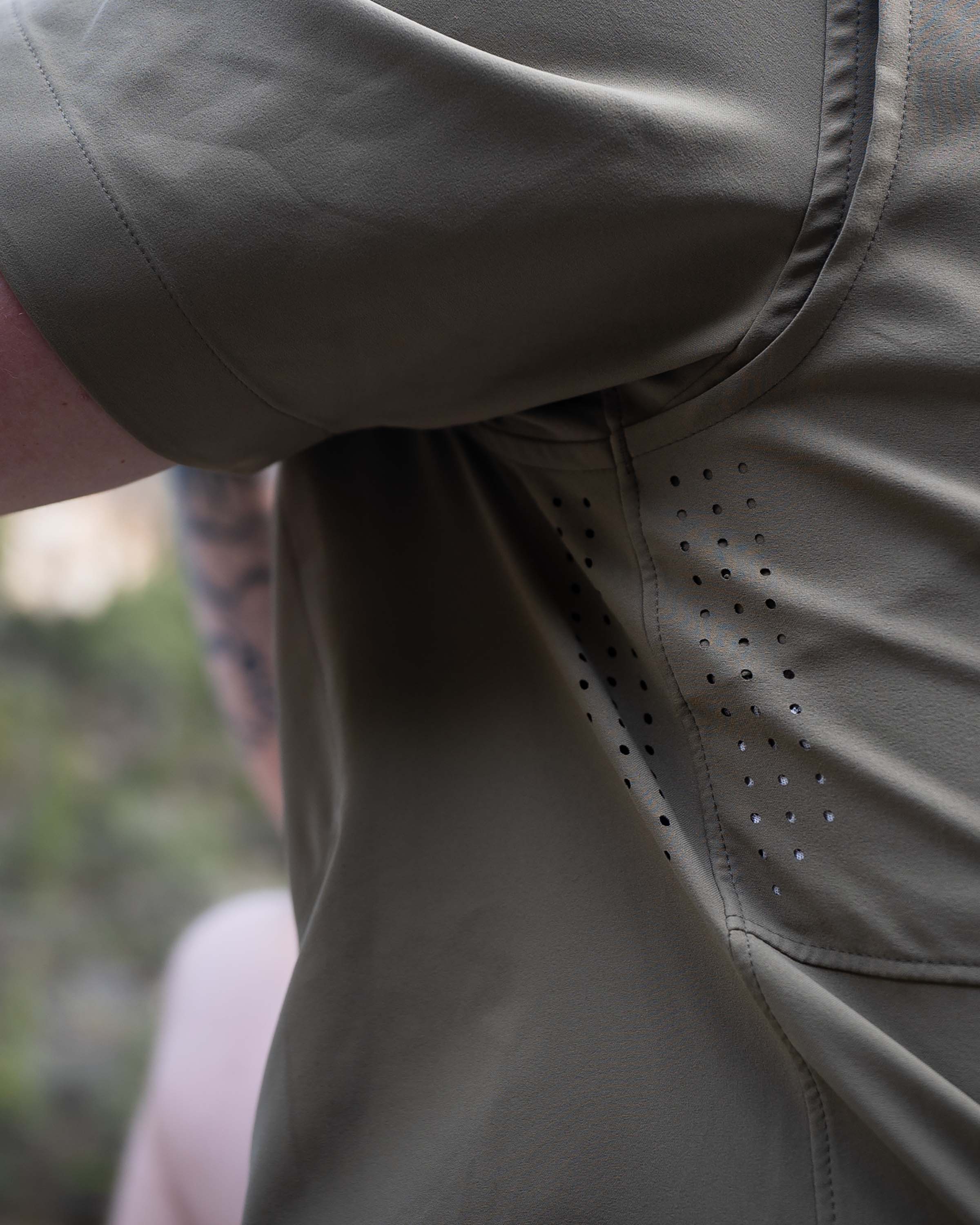 Mesa Vented SS Snap Shirt | Verde - Image 4