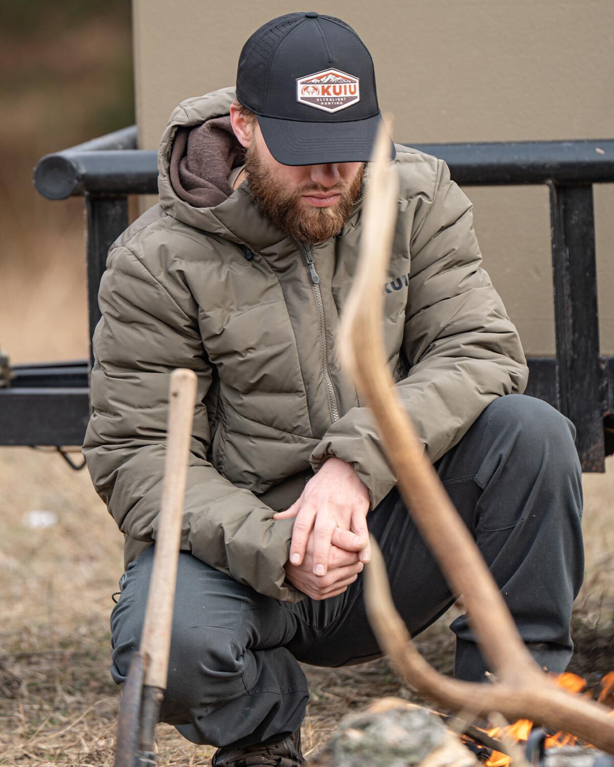 Elements Hooded Jacket | Gunmetal - Image 7